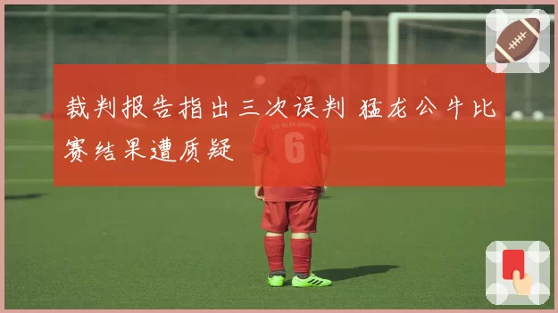 裁判报告指出三次误判 猛龙公牛比赛结果遭质疑